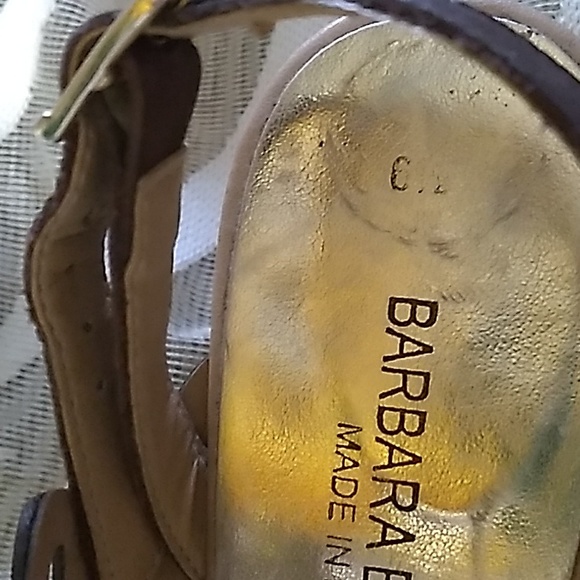 Barbara Barbieri Leather Sandals Woman Size 6.5 - Picture 11 of 11